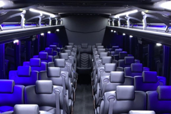 Conway Charter Bus Interior
