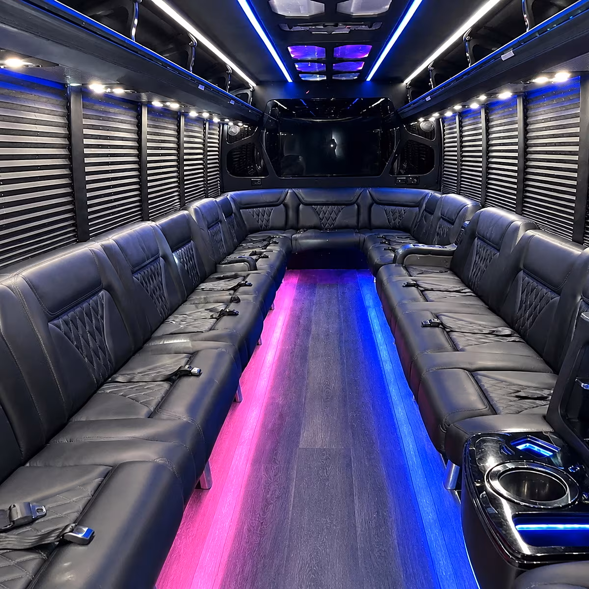conway party bus rentals inside
